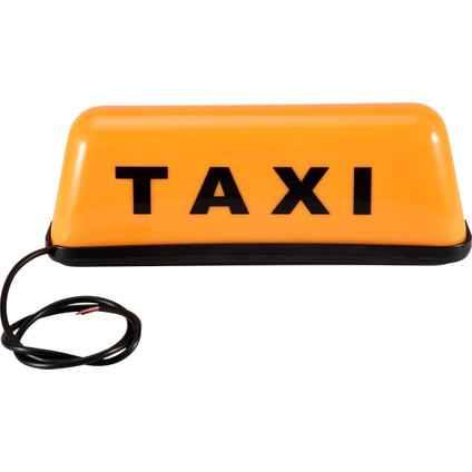 Taksi Parlak, Taksi LED Gösterge Işığı Işaret LED Gündüz Araba Gündüz Farları Dc 12V 3W Otomatik Sürüş Tavan Üstü Kabin, Sarı (Yurt Dışından)