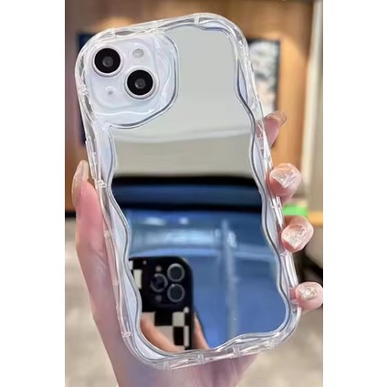 Apple iPhone 13 Uyumlu Ayna Tasarım Kamera Korumalı Kılıf