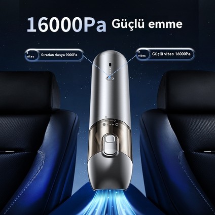 Yeni Araba Kablosuz Elektrikli Süpürge 16000PA Ultra Yüksek Güçlü Çok Fonksiyonlu Araba ve Ev Çift Kullanımlı (Yurt Dışından) modelleri