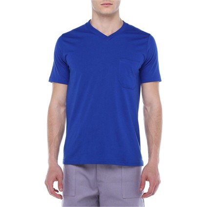 Mavi V Yaka Tshirt