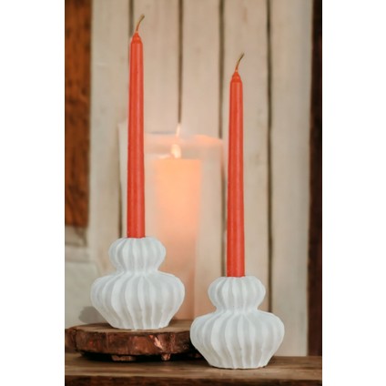 Şamdan Mumluk Dekoratif Mumluk Tealight Mumluk Model 19 Ikili Mumluk
