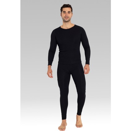 Erkek Termal Takım Alt Üst İçlik Siyah modelleri