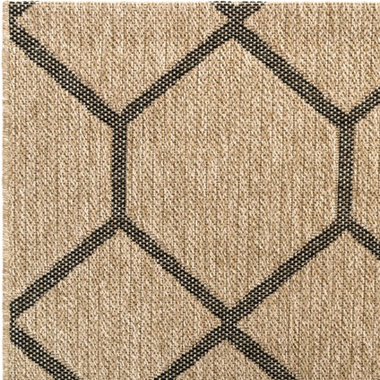 Mocha 669 Siyah Katlama Halı Kilim Mutfak Koridor Yolluk Jüt Hasır Görünüm Dokuma Makine Halı modelleri