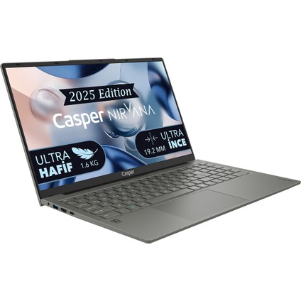 Nirvana X600.7430-BF00P-G-F-OFM365 Amd Ryzen 5-7430U 16GB Ram 1tb Nvme SSD 15,6 " Windows 11 Home Taşınabilir Bilgisayar + Microsoft® Office 365 Bireysel (1 Yıllık)