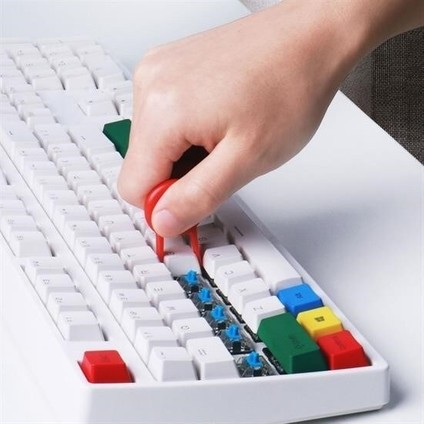 Çok Amaçlı Kırmızı Hassas Fırça Başlıklı Bilgisayar Laptop Temizleme Fırçası modelleri