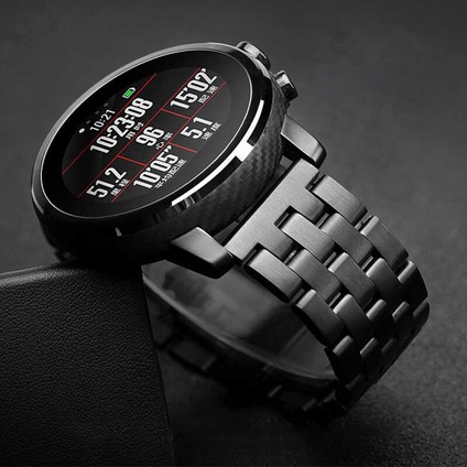 Huawei Watch Gt 3 42MM Uyumlu Krd-20 Metal Kordon Zore - Siyah modelleri