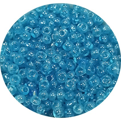Dökme Cam Kum Boncuk (11/0) 2 mm - 60 Gram - Şeffaf Koyu Camgöbeği - BNC061 fiyatları