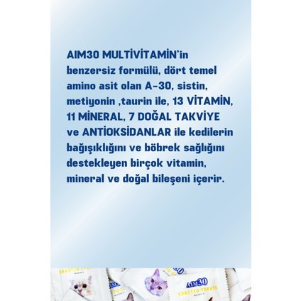 Multivitamin Kompleksi A30, Multivitamin ve Mineral Içeren Takviye Edici Gıda Palamutlu