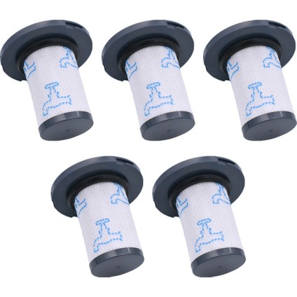 ZR009007 RH9890WO, RH9879WO, X-Force Flex Çubuk Elektrikli Süpürgeler Parçaları Aksesuarları Için 5 Adet Yıkanabilir Filtre (Yurt Dışından)