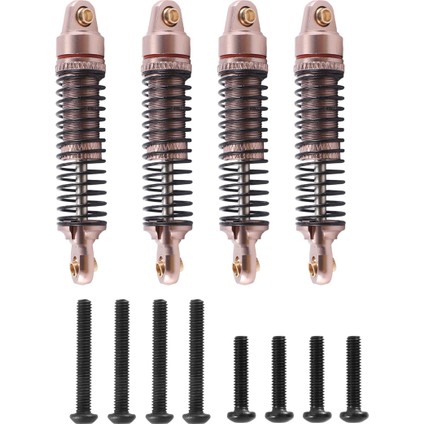 1/18 Rc Araba Için 4 Adet Metal Amortisör Damperi, Kahverengi (Yurt Dışından) indirimleri