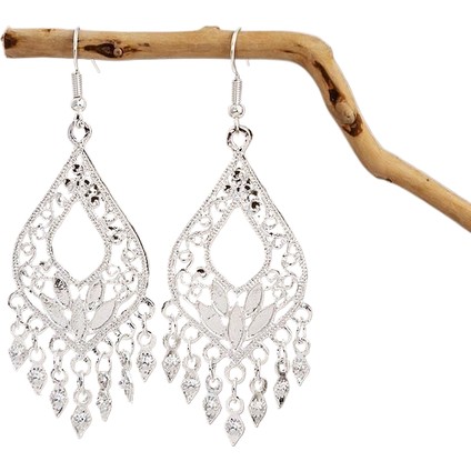 Hengshan Miao Küpeleri, Etnik Azınlık Turistik Küpeleri, Bohem Uzun Yapraklı Püskül Küpeler (Yurt Dışından)