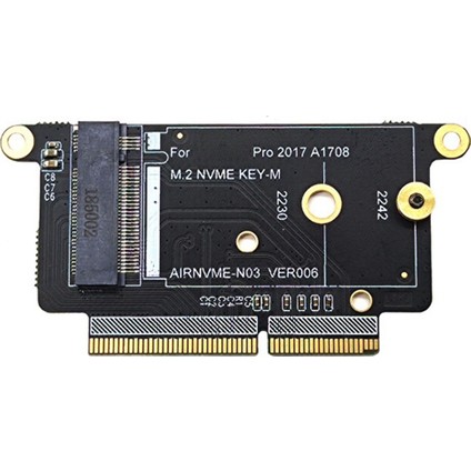 A1708 M.2 SSD Adaptörü Nvme Pcı Express Pcıe - Ngff M2 SSD Adaptör Kartı Macbook Pro Retina 13 Inç A1708 2016 2017 (Yurt Dışından)