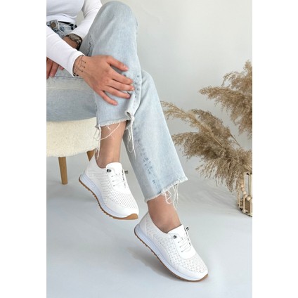 Tone Beyaz Cilt Bağcıklı Spor Ayakkabı fiyatları