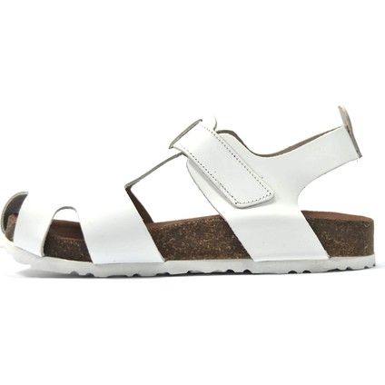 256 Deri Ortopedik Önü Kapalı Günlük Erkek Çocuk Sandalet modelleri