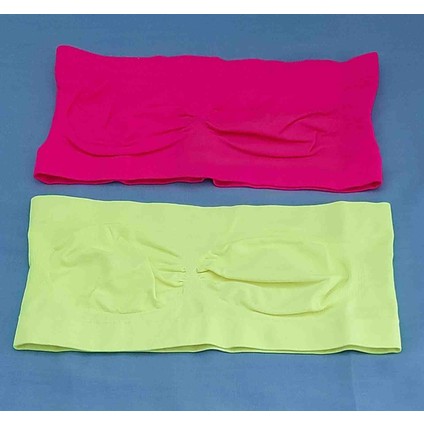 Kadın Strapless Büstiyeri 2'li Paket Beden L-Xl Renk Fuşya-Sarı fırsatları