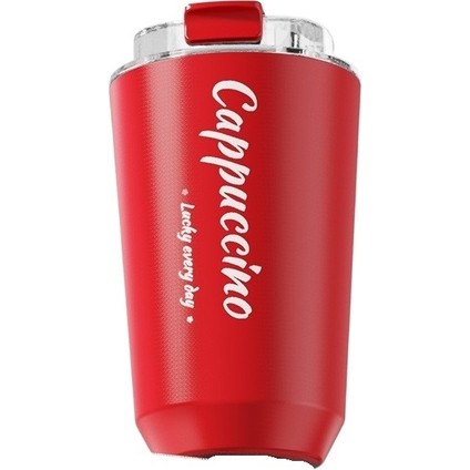 304 Dayanıklı Paslanmaz Çelik Vakumlu Matara Yüksek Değerli Taşınabilir Araba Açık Kahve Kupası Ev Basit Su Bardağı (Yurt Dışından)