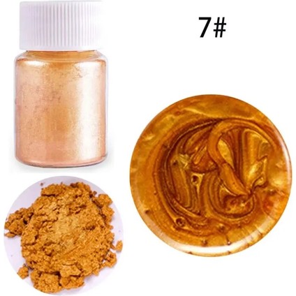 No.7 Tarzı 21 Renk Epoksi Reçine Boya Mika Tozu Toz Pigmentler Set Reçine Mika Sedefli Reçine Inci Doğal Mikalar Renklendiriciler Reçine (Yurt Dışından)