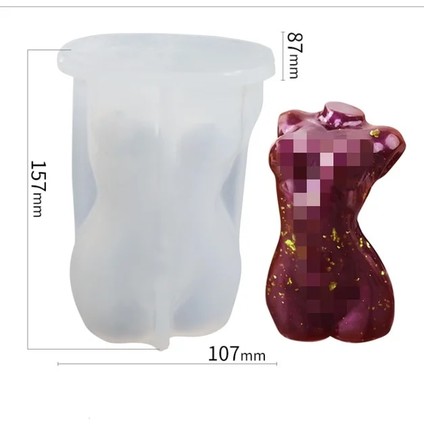 No.13 Tarzı 3D Vücut Mum Kalıp Silikon Kalıp Erkek Kadın Kadın Tasarım Reçine Kalıp Aromaterapi Alçı Kalıpları Sabun Kalıbı Mum Yapımı (Yurt Dışından)
