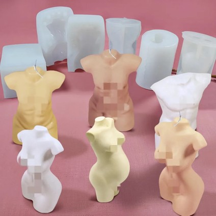 No.13 Tarzı 3D Vücut Mum Kalıp Silikon Kalıp Erkek Kadın Kadın Tasarım Reçine Kalıp Aromaterapi Alçı Kalıpları Sabun Kalıbı Mum Yapımı (Yurt Dışından) modelleri