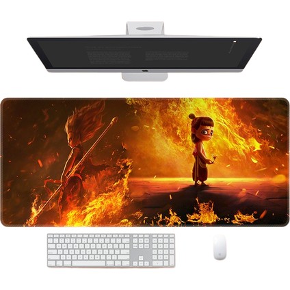 Ne Zha 2: Sihirli Çocuklar Denizin Peşinde Fare Klavye Altlığı Masa Paspası (Yurt Dışından)