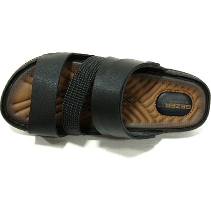 Anatomik Erkek Sandalet Terlik 11651 Siyah fırsatları