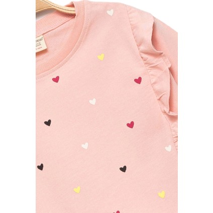 Kız Bebek %100 Pamuk Fırfırlı Pembe Sweatshirt - Kız Bebek&çocuk Giyim modelleri