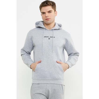 Oversize Kapüşonlu Sweatshirt - Gri fiyatları