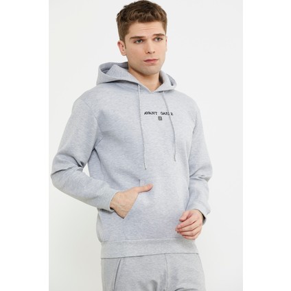 Oversize Kapüşonlu Sweatshirt - Gri fırsatları