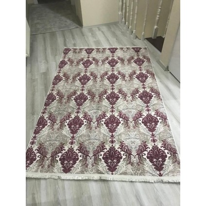 Kırmızı Kaymaz Yolluk - Yıkanabilir Dört Mevsim Halı | Salon, Banyo, Balkon, Genç Odası