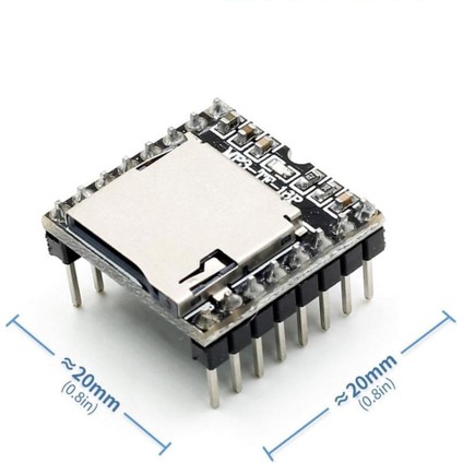 Dfplayer MP3-TF-16P Ses Müzik Mini Mp3 Wav Wma Çalma Kartı 32G Micro Sd Kart Uart USB fiyatları