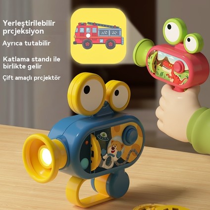 96 Desen Çocuk Pr Ksiyon El Feneri Bilişsel Sahne Erken Eğitim Oyuncak (Yurt Dışından)