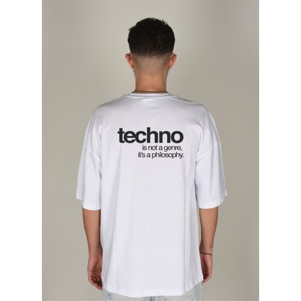 Tech Baskılı T-Shirt