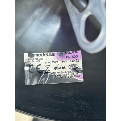 Dekoratif Bal Renk Tekli Cam Sarkıt KURE2602A62BL modelleri