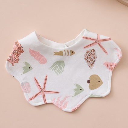 Önlük Salya Havlu Yeme Önlüğü Pamuk Su Geçirmez Tükürük Kalınlaştırılmış ve Genişletilmiş Pirinç Cebi (Yurt Dışından)