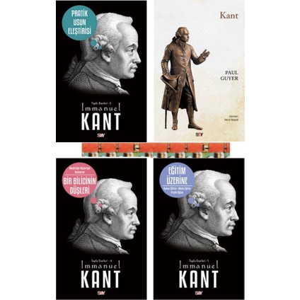 Immanuel Kant Kitaplığı-Kant, Bir Bilicinin Düşleri, Eğitim Üzerine Pratik Usun Eleştirisi(4kitap)