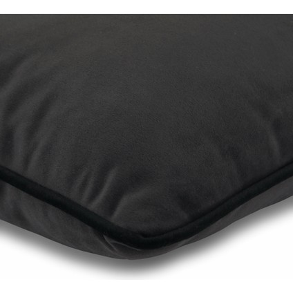 Bob Mat Düz Kadife Yumuşak Tuşeli 35*65 Biyeli Kırlent Koyu Gri indirimleri