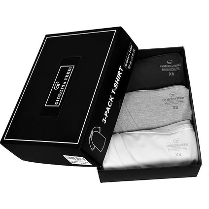 3'lü Kutu Premium Kadın V Yaka Tee T-Shirt Rosie indirimleri