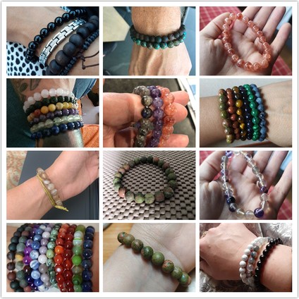 21CM Tarzı 2 Kalsedon Kadın Şık Kişilik Bileziği Doğal Pembe Rhodonite Rhodochrosite Taş Boncuklu Bileklik Bayanlar Için Hediye Takı (Yurt Dışından) fırsatları