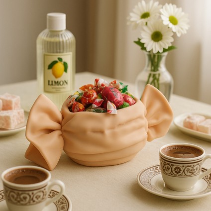 🎁 “Bayram Hissi – Şeker Ambalajlı 3D Sunumluk | Tatlı Anılar İçin Özel Tasarım”