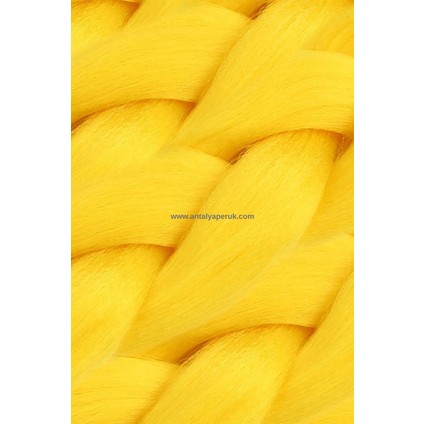 Afrika Örgüsü ve Rasta Için Sentetik Saç 100 GR Limon Sarısı #YELLOW2