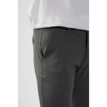 Esnek Kumaş Slim Fit Chino Erkek Pantolon Antrasit