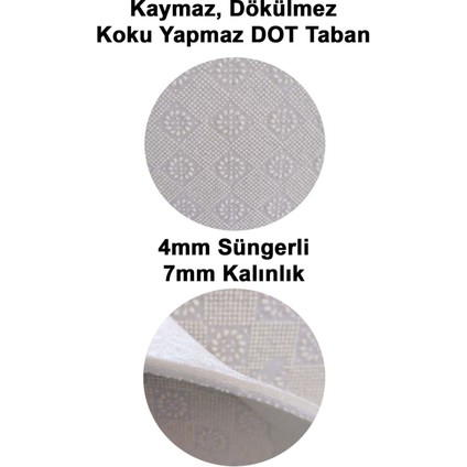 Yıkanabilir Kaymaz Tabanlı Antibakteriyel-Antialerjik Halı
