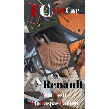 Fittcar Renault Clio Serisi Akıllı Oto Paspas Takımı Eva Mat