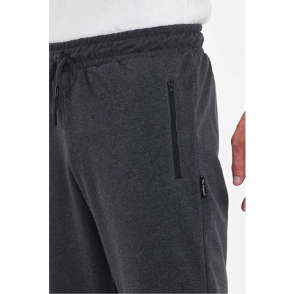 Erkek 2'li Cepleri Fermuarlı Siyah-Antrasit Bermuda Diz Altı Kapri Beli Ayarlanabilir Lastikli Uzun MTLCE94 fırsatları