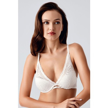 Push Up Dantel Detaylı Sütyen C18345 Ekru