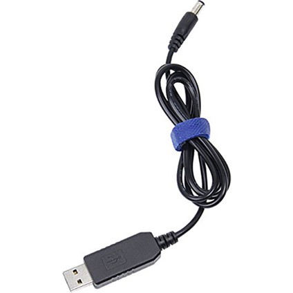 Usb'den Dc'ye Dönüştürme Kablosu 5V - 9V Gerilim Yükseltme Kablosu 5.5x2.1mm Dc Erkek 1m Yeni (Yurt Dışından)