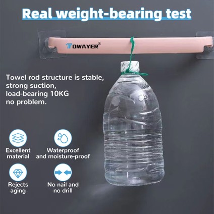 Mavi ve Dört Kanca Çok Fonksiyonlu Havlu Askıları Delme Yok Kalınlaştırma ve Uzatma Basit Ayakkabı Rafları Mutfak Banyo Yatak Odası Depolama Rafları (Yurt Dışından) fırsatları