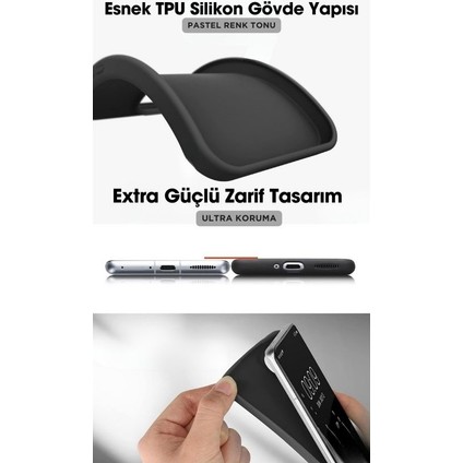 Tecno Camon 40 Cm5 Uyumlu Silikon Kılıf - Kamera Korumalı Esnek Pastel Renk Kapak - Mürdüm modelleri