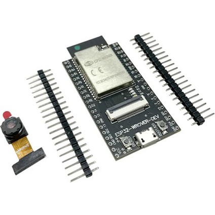 ESP32 Cam Geliştirme Kartı ESP32-WROVER-DEV CH340C Wifi Modülü OV2640 Kamera ile ESP32-CAM ESP32-WROVER, Kaynak Yok (Yurt Dışından)