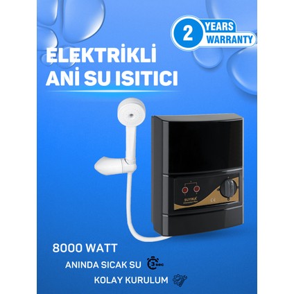 Şampiyon Plus Elektrikli Banyo Şofbeni 8000W
